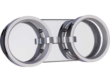 Craftmade Context 15" Wide 2-Light Chrome Vanity Light CM59302CHLED