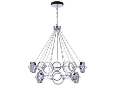 Craftmade Context 36" Wide 15-Light Chrome Round Chandelier CM59315CHLED