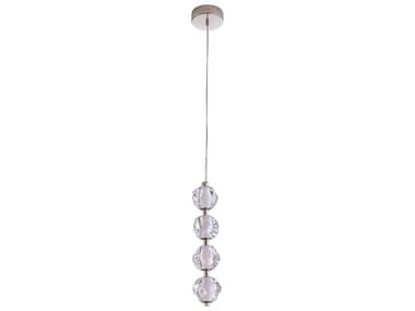 Craftmade Jackie 4-Light Polished Nickel Globe Mini Pendant CM59490PLNLED