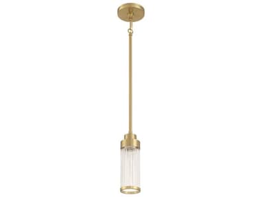 Craftmade Whittley 1-Light Satin Brass Cylinder Mini Pendant CM60191SB