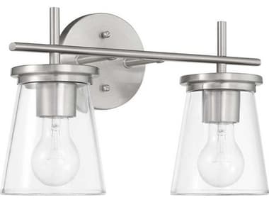 Craftmade Connell 2-Light Brushed Polished Nickel Vanity Light CM60402BNK