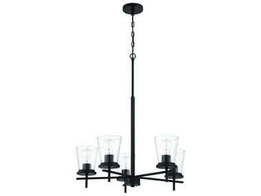 Craftmade Connell 5-Light Flat Black Chandelier CM60425FB