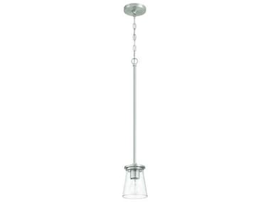 Craftmade Connell 1-Light Brushed Polished Nickel Mini Pendant CM60491BNK