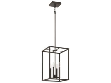 Craftmade Signature Foyer 4-Light Flat Black Mini Pendant CM60635FB