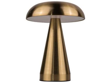 Craftmade Marta Brass Frost Polystyrene Table Lamp CM86292BRSTR