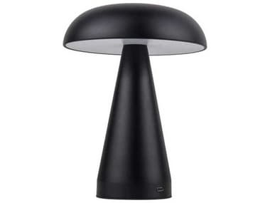 Craftmade Marta Flat Black Frost Polystyrene Table Lamp CM86292FBTR