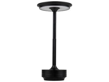 Craftmade Rikki Flat Black Frost Polystyrene Table Lamp CM86294FBTR