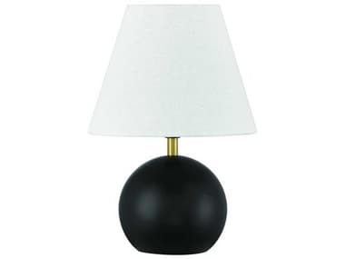 Craftmade Olive Flat Black Satin Brass Table Lamp CM87012FBSBT