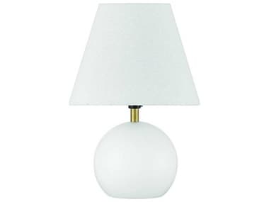 Craftmade Olive White Satin Brass Table Lamp CM87012WSBT