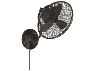 Craftmade Bellows-I Flat Black Wall Fan CMBW116FB3