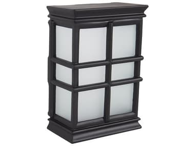 Craftamde Hand-Carved Window Pane Flat Black White Chime CMCH1505FBWG