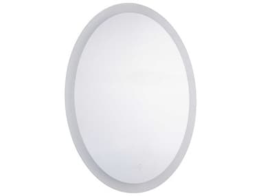 Craftmade White 24''W x 30''H Oval LED Wall Mirror CMMIR101W