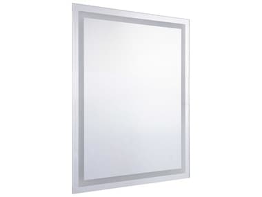 Craftmade White 30''W x 24''H Rectangular LED Wall Mirror CMMIR106W