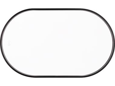 Craftmade Rachel Flat Black Oval Wall Mirror CMMIR2405OVLFB3C