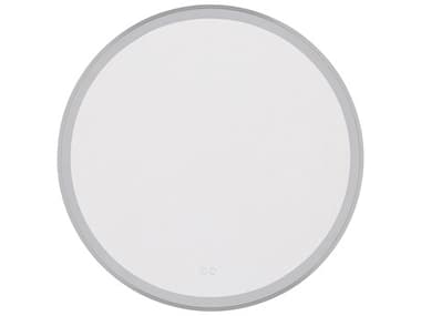 Craftmade Ross Brushed Polished Nickel Round Wall Mirror CMMIR3201CLBNK3C