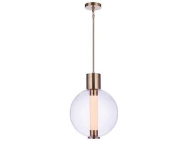 Craftmade Watson 1-Light Satin Brass Globe Pendant CMP995SBLED