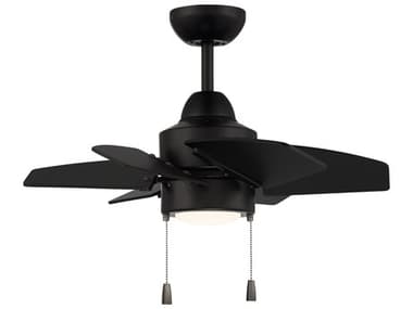 Craftmade Propel Ii Flat Black 24'' Wide Indoor / Outdoor Ceiling Fan CMPPT24FB6