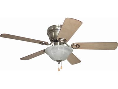 Craftmade Wyman Brushed Polished Nickel 42'' Wide Indoor Ceiling Fan with Reversible Ash / Walnut Blades CMWC42BNK5C1