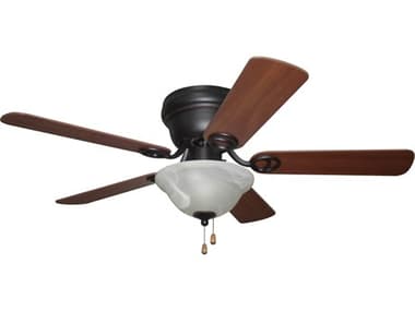 Craftmade Wyman Oil Rubbed Bronze 42'' Wide Indoor Ceiling Fan with Reversible Classic Walnut / Walnut Blades CMWC42ORB5C1