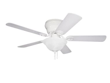 Craftmade Wyman White 42'' Wide Indoor Ceiling Fan with Reversible White / White Washed Blades CMWC42WW5C1