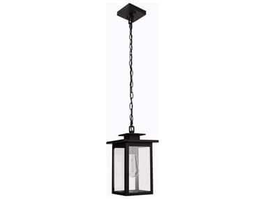 Craftmade Rock Creek 1-Light Textured Black Lantern Mini Pendant CMZA7011TB