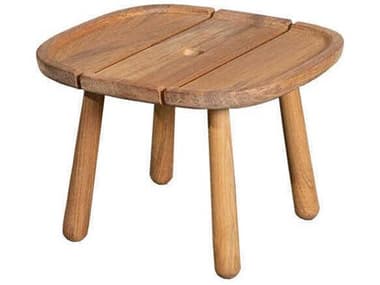 Cane Line Royal 17" Square Wood Teak Coffee Table CNI50003T