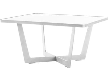 Cane Line Outdoor Time Out Aluminum White Large 31.9'' Square Coffee Table CNO5022AW
