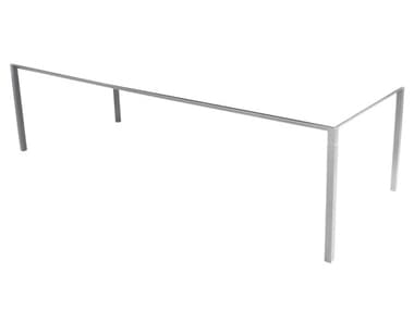 Cane Line Outdoor Pure Aluminum Rectangular Dining Table Base CNO5086
