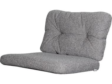 Cane Line Outdoor Ocean Modular Lounge Chair Set Replacement Cushions in Dark Grey CNO5428YN115