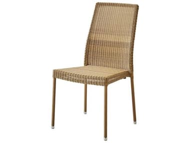 Cane Line Outdoor Newman Natural Wicker Aluminum Stackable Dining Side Chair CNO5436LU