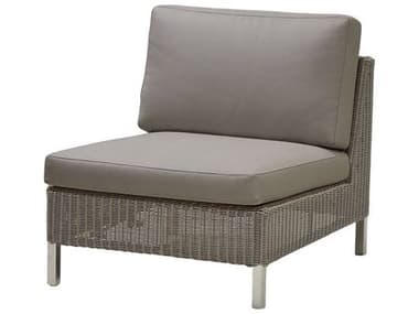 Cane Line Outdoor Connect Taupe Wicker Modular Lounge Chair CNO5498T