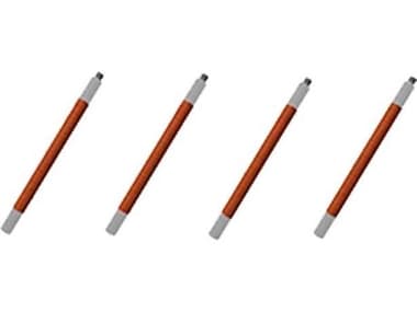 Cane Line Outdoor Frame Aluminum Teak Shelving System 4x Spacer Short CNO5792