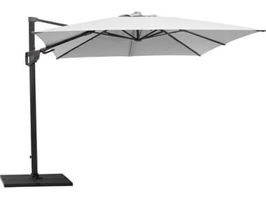 Cane Line Outdoor Parasol Hyde Luxe Aluminum 9.8 Foot Wide Square Tilt Umbrella CNO583X3