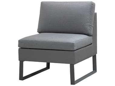 Cane Line Outdoor Flex Aluminum Grey Modular Lounge Chair CNO8468TXSG