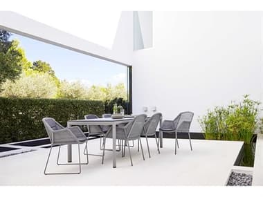 Cane Line Outdoor Breeze Aluminum Wicker Dining Set CNOBRZEDINSET4