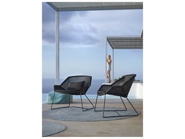 Cane Line Outdoor Breeze Aluminum Wicker Lounge Set CNOBRZELNGSET18