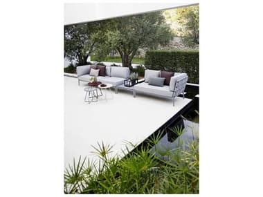 Cane Line Outdoor Conic Aluminum Cushion Sectional Lounge Set CNOCNICSECLNGSET5