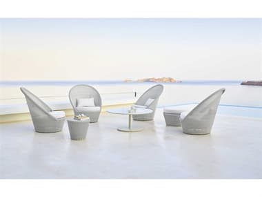 Cane Line Outdoor Kingston Wicker Lounge Set CNOKNGSTNLNGSET7