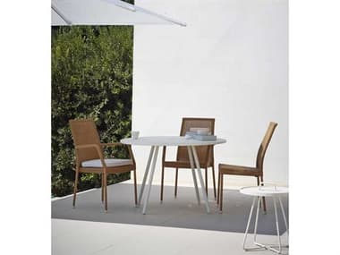 Cane Line Outdoor Newman Aluminum Wicker Dining Set CNONWMANDINSET2