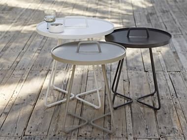 Cane Line Outdoor On-the-Move Aluminum End Table Set CNOONTMVETBLESET6