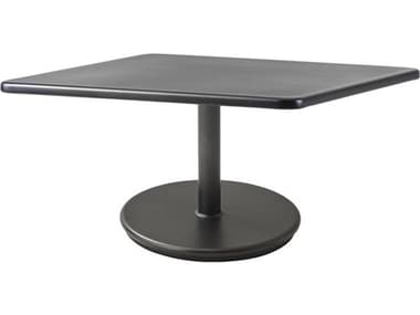 Cane Line Outdoor Go Aluminum 29''Wide Square Teak Top Coffee Table CNOP0465043