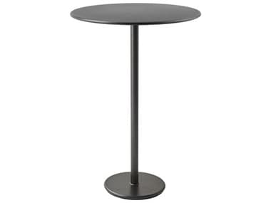 Cane Line Outdoor Go Aluminum 31'' Wide Round Bar Table CNOP0655045S