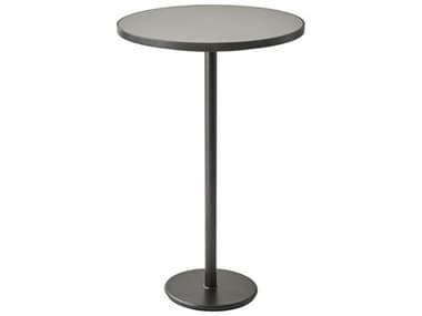 Cane Line Outdoor Go Aluminum 15'' Wide Round Bar Table CNOP0725045S