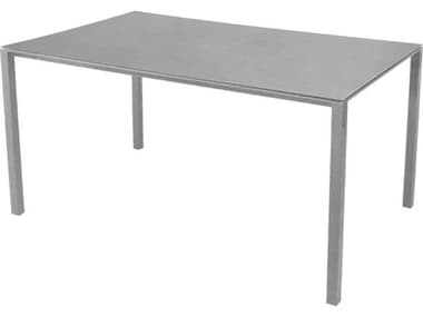 Cane Line Outdoor Drop Aluminum 59''W x 29''D Rectangular Dining Table CNOP15050403