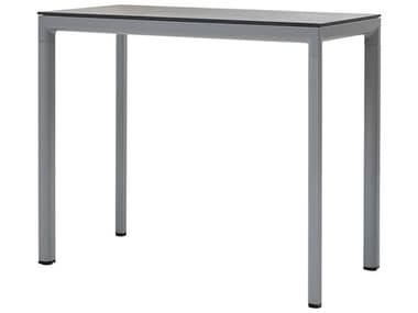 Cane Line Outdoor Drop Aluminum 59''W x 29''D Rectangular Bar Table CNOP15050404