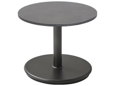 Cane Line Outdoor Go Aluminum 17'' Wide Round Coffee Table CNOP455043