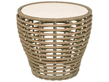 Cane Line Outdoor Basket Wicker Small 15'' Wide Round Coffee Table CNOP5010KW53200