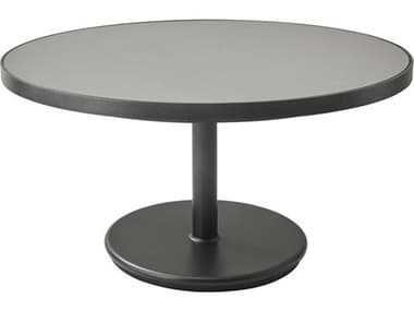 Cane Line Outdoor Go Aluminum 29''Wide Round Coffee Table CNOP75X75HPSDG5043