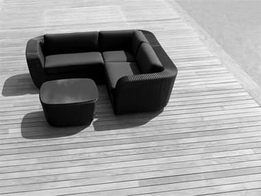 Cane Line Outdoor Savannah Wicker Sectional Lounge Set CNOSVANNHSECLNGSET2