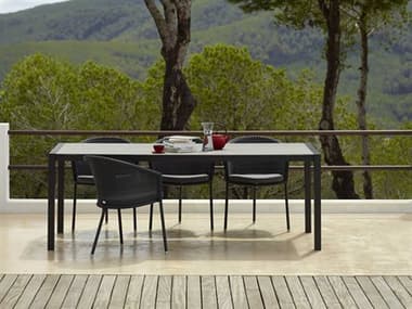 Cane Line Outdoor Trinity Aluminum Wicker Dining Set CNOTRINTYDINSET2